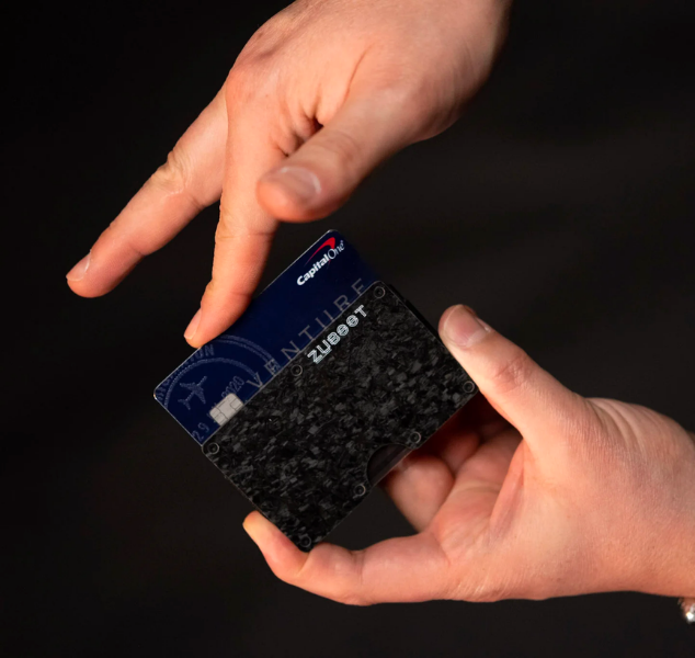 Buy wowobjects® Carbon Fiber Credit Card Holder with Metal