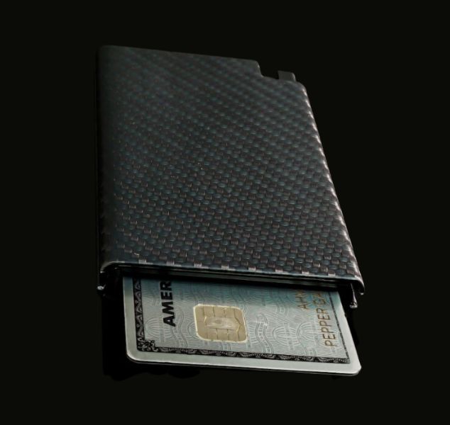 Carbon Fiber Wallet, Pop Up Wallet