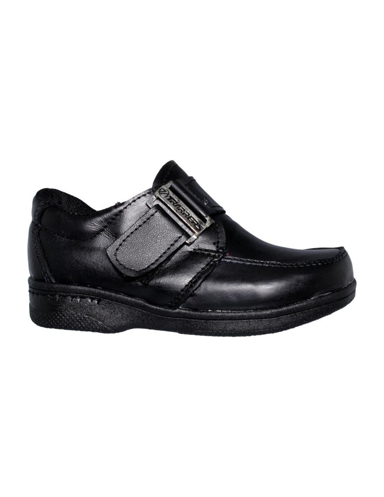 Zapato Vestir Para Niño Estilo Marca Daniel Acabado Color Negro