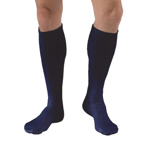 Jobst SensiFoot Diabetic Socks, Mild Compression 8-15 mmHg, Knee High, Navy