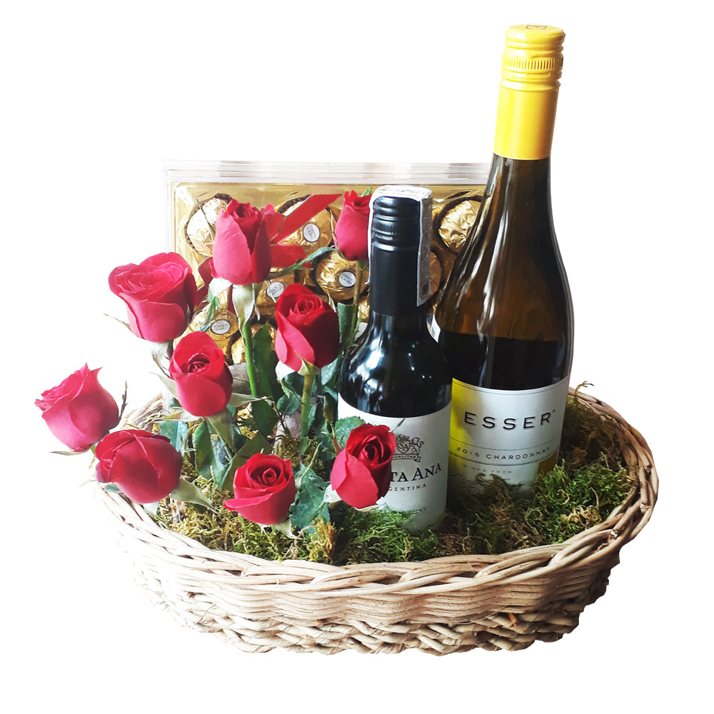 Wine and Chocolate Basket A002-image-0