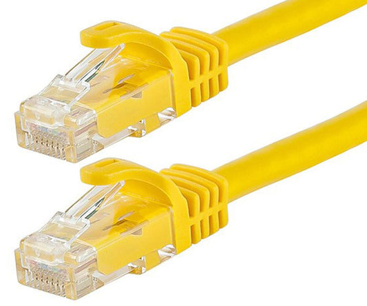 ASTROTEK CAT6 Cable 10m - Yellow Color Premium RJ45 Ethernet Network LAN UTP Patch Cord 26AWG