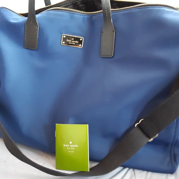 Kate Spade Blake Avenue Filipa Oceanic Blue Travel Bag – PhoenixLuxe