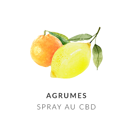 Spray CBD anxiété goût agrumes Harmony