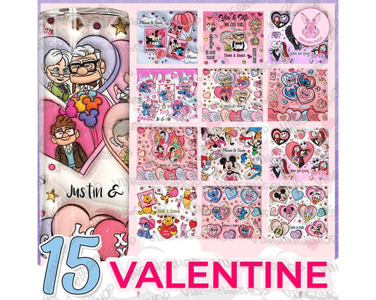 Valentine Tumbler Wraps, Valentines Day Wraps,Valentines Bad Bunny Png,  Valentine Gifts,Valentine Tumbler 54