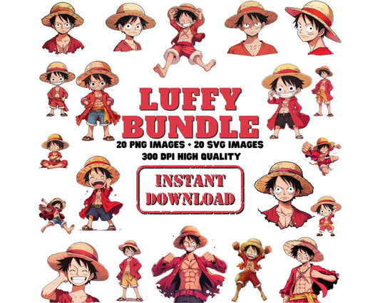 One Piece Bundle ,svg,png,eps,dxf one piece bundle, luffy sv - Inspire  Uplift