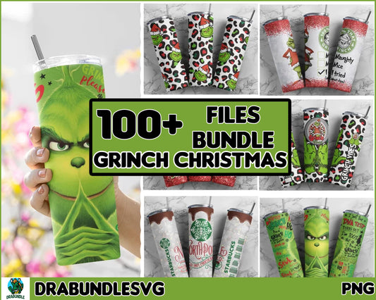 Mean Green Guy Christmas Stanley Tumbler Inspired PNG, Grinch PNG, Bun –  Drabundlesvg