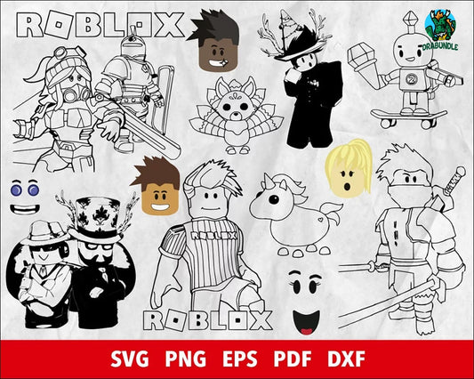 Roblox Mega Bundle Svg, Rolox Svg, Rolox Face Svg, Rolox Log - Inspire  Uplift