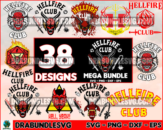 625+ Stranger Things SVG Bundle, Hellfire Club Svg, Stranger Things PN