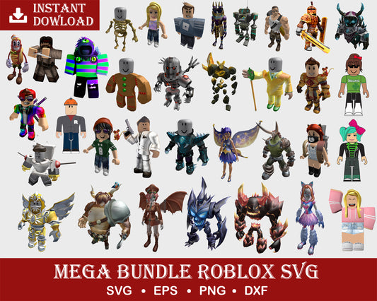 Roblox Mega Bundle Svg, Rolox Svg, Rolox Face Svg, Rolox Log - Inspire  Uplift