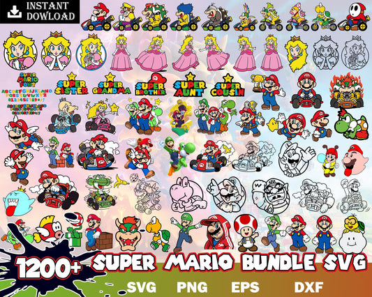 Super Mario Bros Png, Mario Png, Game Mario Png, Super Mario Png, Cart –  Gigabundlesvg