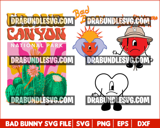 Bad Bunny SVG Bundle (FSD-G13) - Store Free SVG Download