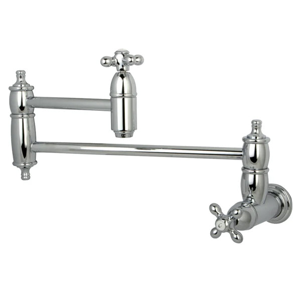 Kingston Brass KS3108AL Restoration Pot Filler Satin Nickel 並行輸入 