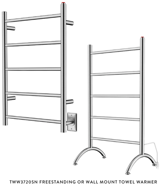 wall mount or freestanding towel warmer