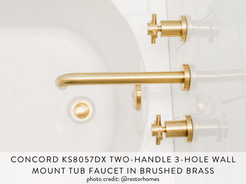 WALL MOUNT TUB FAUCET