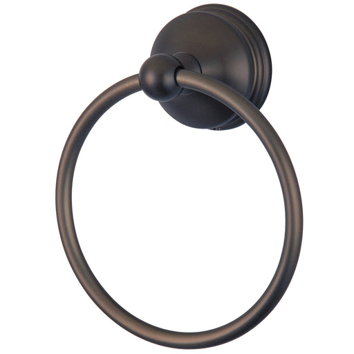 Allen + roth Kameron Brushed Nickel Brass Towel Ring B4151000NP