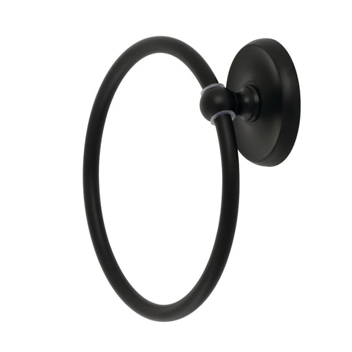 Allen + roth Kameron Brushed Nickel Brass Towel Ring B4151000NP