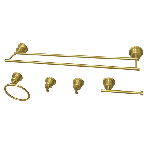 Kingston Brass Concord BAH8212478SB 5-Piece Bathroom Hardware Set