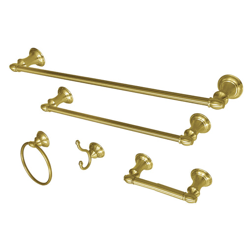 Concord BAH8212478SB 5-Piece Bathroom Hardware Set, Brushed Brass