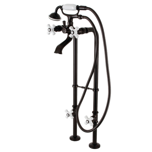 Kingston Brass Kingston CCK266K5 Three-Handle 2-Hole Freestanding