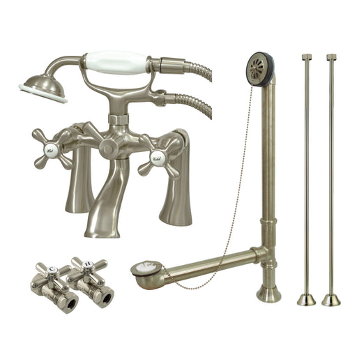 Kingston Brass CCK1148PX Vintage Clawfoot Tub Faucet Package with