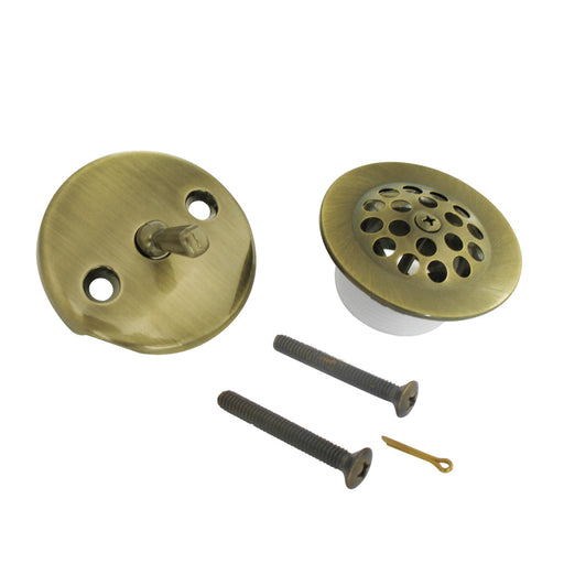 Bathtub Shoe Grid/Strainer Cover 2-7/8 in. Matching Screw for Use with Trip  Lever Style Drain Assembly