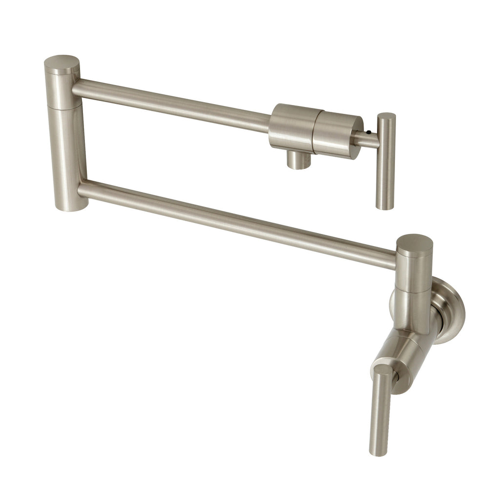 Kingston Brass KS3108AL Restoration Pot Filler Satin Nickel 並行輸入 