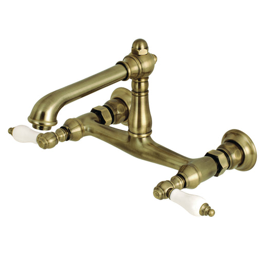 Kingston Brass KS3246AX Vintage Wall Mount Bathroom Faucet