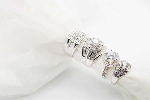 Four Diamond Engagement Rings
