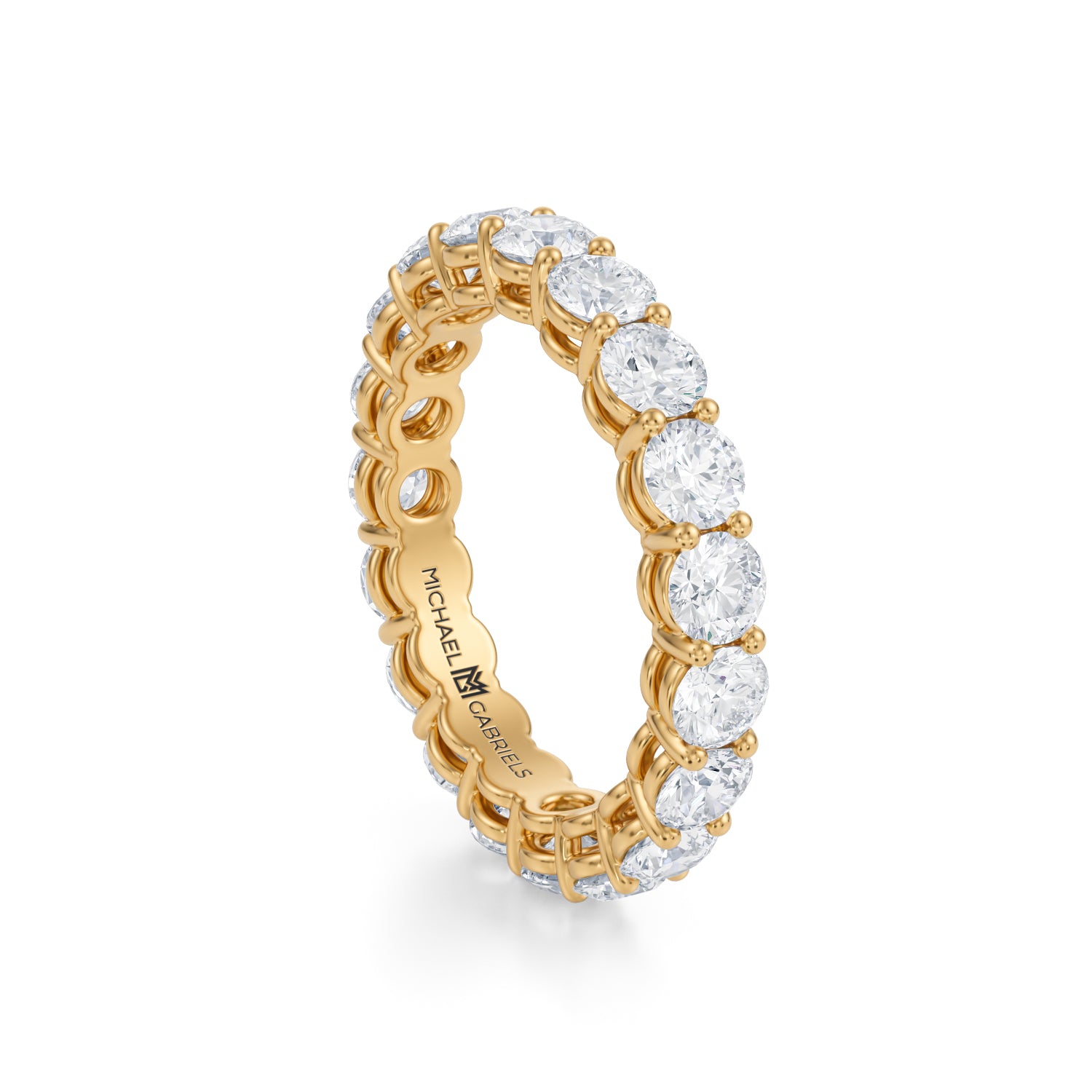 Round Lab Grown Diamond Eternity Band - Petite | Michael Gabriels