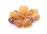 Frankincense rocks on white