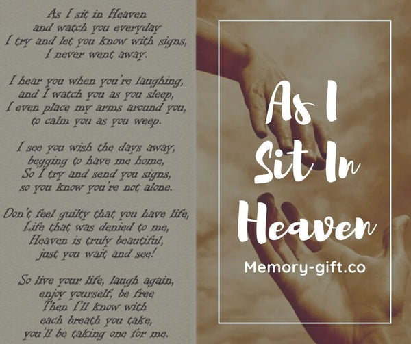 As I Sit In Heaven Poem & 4 Effective Ways To Cope With The Pain Of Lo