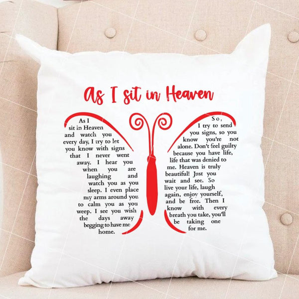 as i sit in heaven butterfly svg