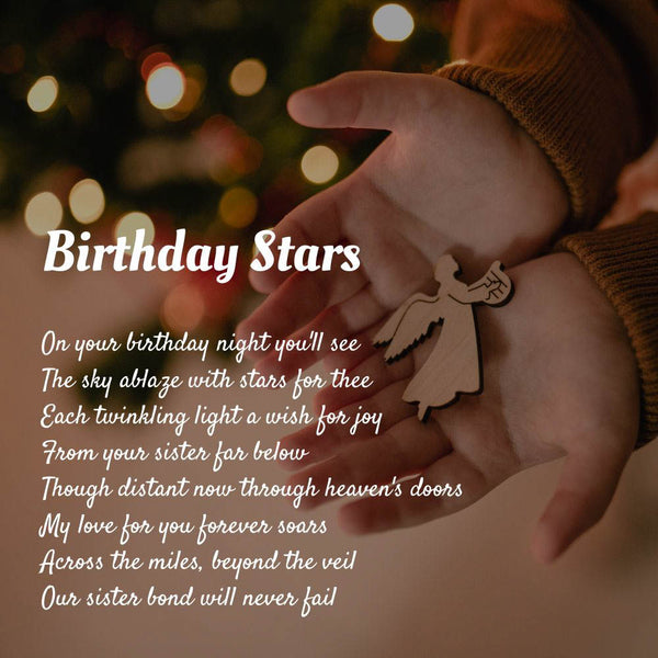 poem for my sister in heaven on her birthday