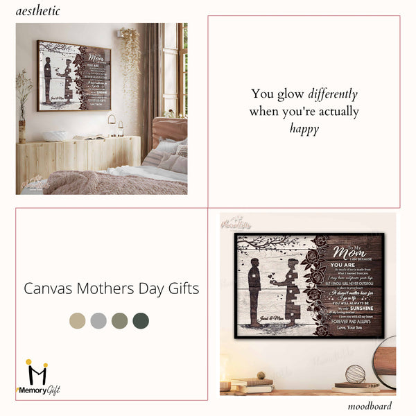 Mom Christmas Present Ideas Great Mother's Day Gifts Personalized Mother  Daughter Canvas - Oh Canvas