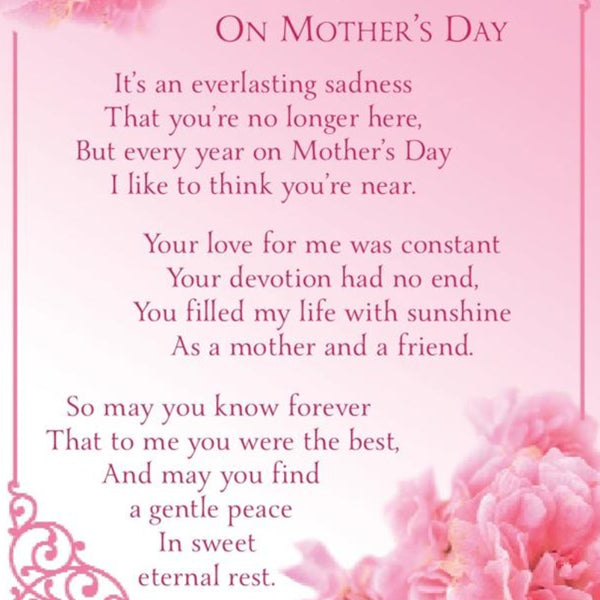 mothers birthday in heaven poem