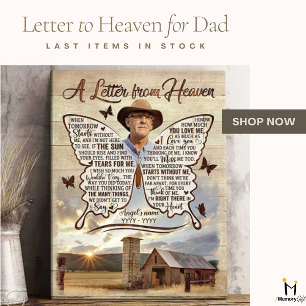 letter to heaven for dad
