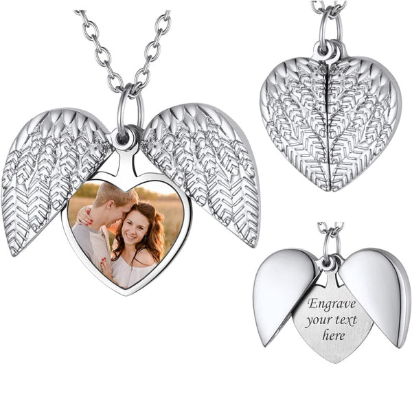 memorial necklace with picture