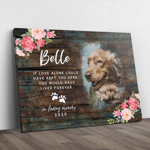 pet memorial canvas