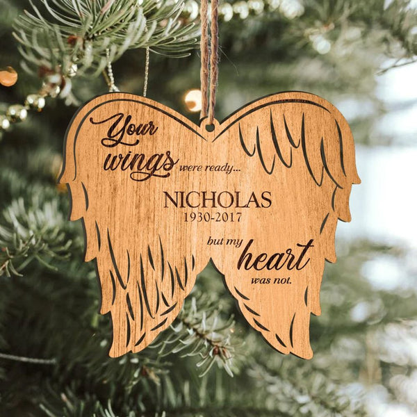 your wings were ready ornament