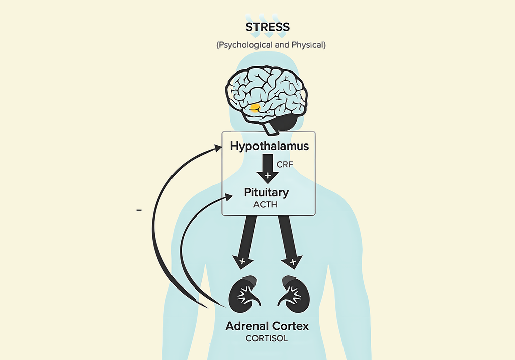 how gut responds to stress