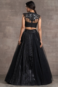 Lehenga Paired With A Fluted Blouse