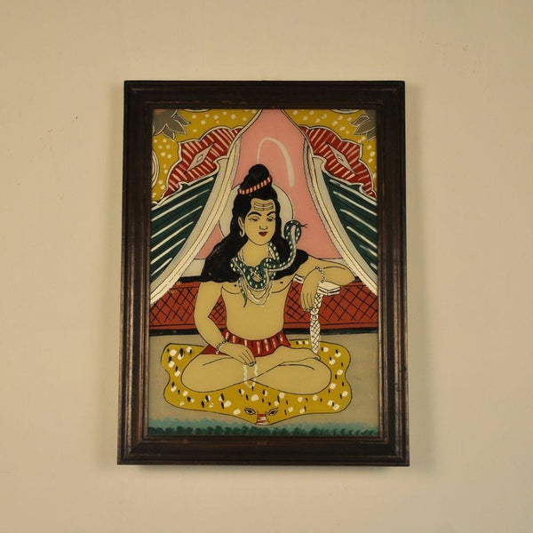 glass paintings of lord shiva