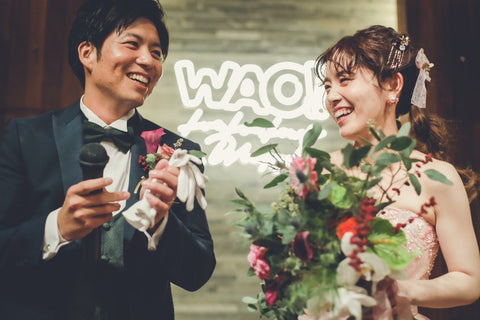 結婚式　wao　ネオンサインLED