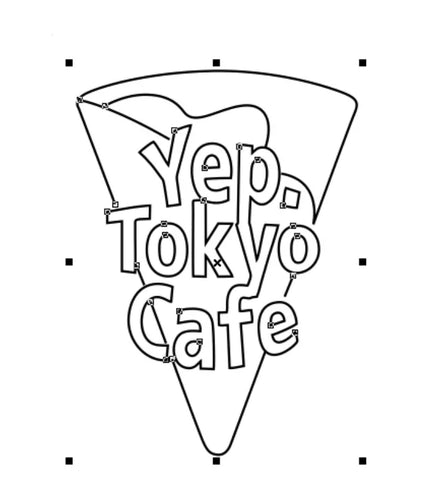 クレープ屋さん『Yep.Tokyo』図案1
