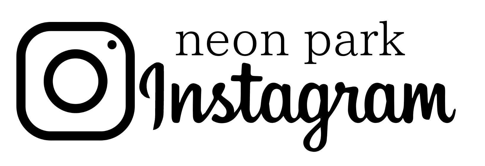 neonpark Instagram site button
