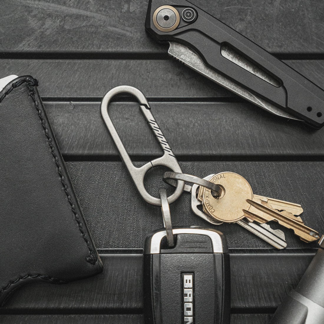 Imentha Titanium Key Rings - 6 Pieces in 3 Sizes for Keychains and  Carabiners - Durable, Versatile, and Ideal for Everyday Use
