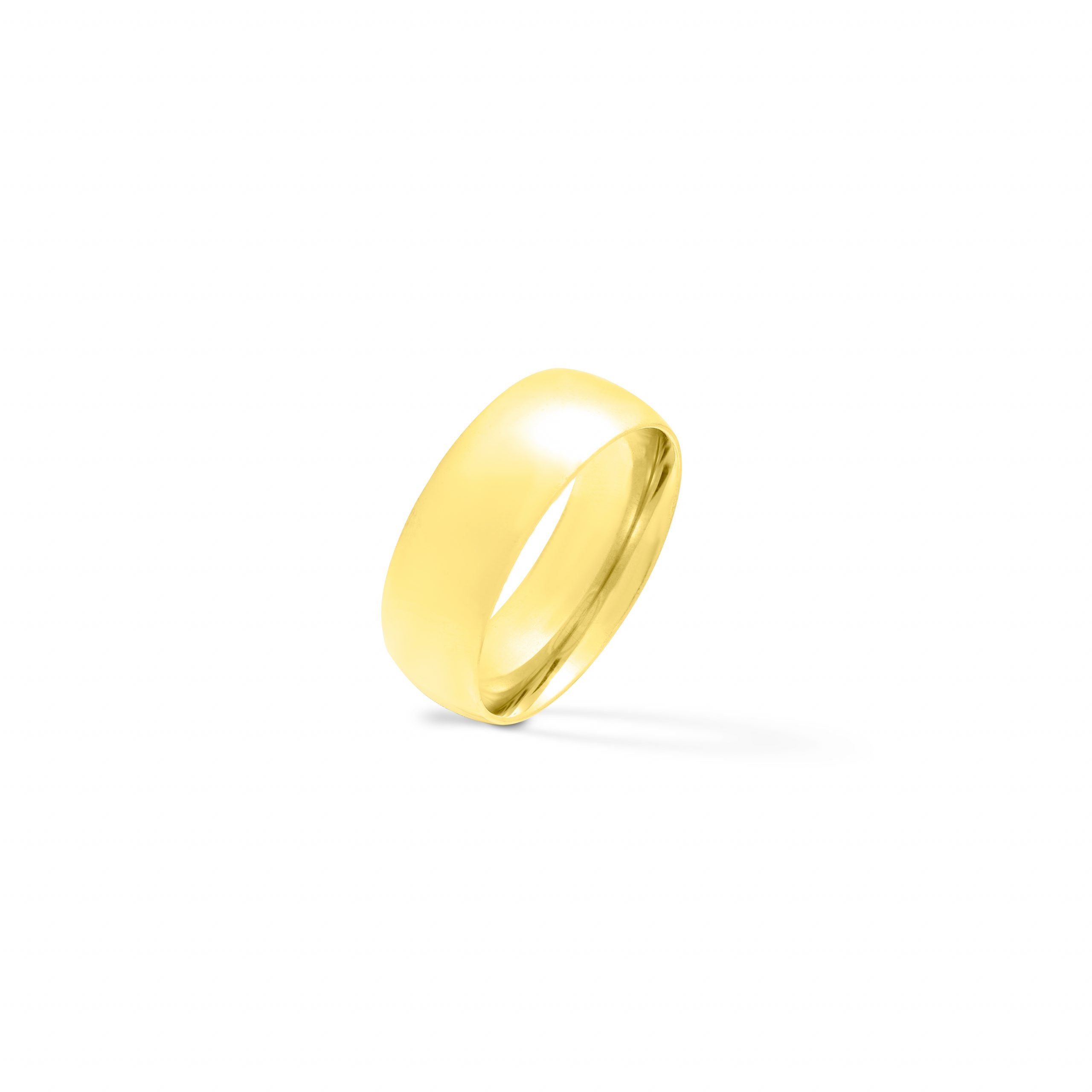 Rings Gold Plated Stainless Steel Ring Cfr0264 6mm / 10 Wholesale Jewelry Website 10 Unisex