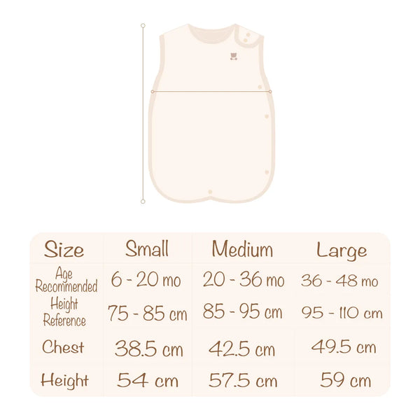 The Sleepsuit Size Guide