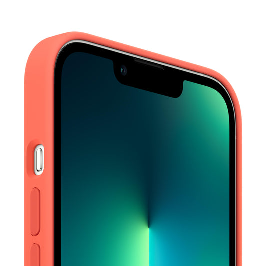Funda de silicona con MagSafe para el iPhone 13 - Pomelo rosa